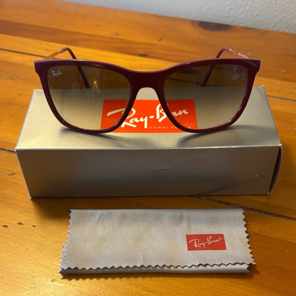 Ray-Ban Women's Burgundy Sunglasses
